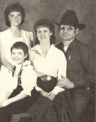 The Joe Downing family. Joe, Gale, Jillana, and Nancee.