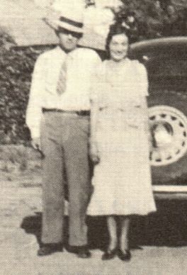Lewis Folk and Inez Carpenter summer of 1935.