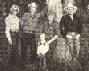 Harold Cotant Family - 1985. L to R: Sarah, Harold, Deloras and Steve. Front: Marc.