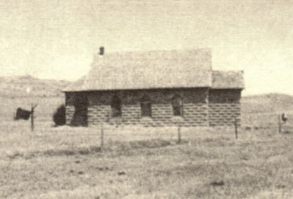 Dry Valley Cemetery 1971, Cemetery to the north of the church.